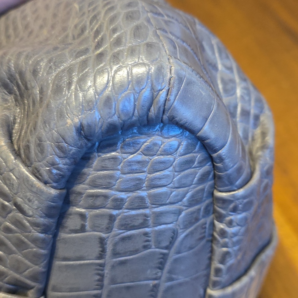 Coach Madison Crocodile Embossed Leather Satchel - Picture 8 of 16